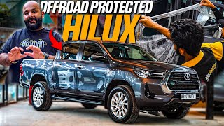 Want to protect your OffRoad Vehicle Get this service done  PPF on New Hilux [upl. by Niuqram]