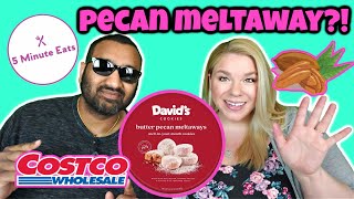 Costco Davids Cookies Butter Pecan Meltaways Review [upl. by Dill]