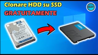 CLONARE HDD su SSD con un programma semplice e gratuito [upl. by Nahgeem157]