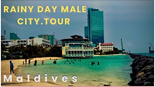 Maldives Rainy Day Malé City Tour 🇲🇻রেইনি ডে মালে সিটি ট্যুর মালদ্বীপ travel malecity maldives [upl. by Ynohtnael]