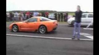 Dodge Challenger Vs Corvette Z06 [upl. by Kyne412]