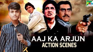 Aaj ka Arjun Hindi Superhit movie amitabhbachchan jayapradha amrishpuri raushan team trending [upl. by Philippine]