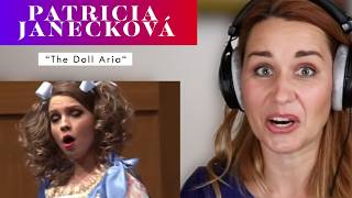 Patricia Janečková quotThe Doll Ariaquot REACTION amp ANALYSIS by Vocal CoachOpera Singer [upl. by Launamme829]