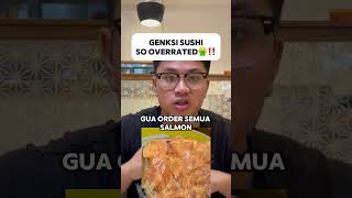 Genki Sushi Overrated Banget🤮‼️ [upl. by Amik]