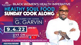 Celebrity Chef G Garvin Healthy Cookalong [upl. by Reibaj130]