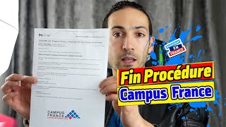 Message de fin de Procédure de Campus France 🇫🇷 [upl. by Mead]