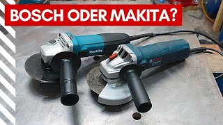 Winkelschleifer Bosch GWS 7 125 amp Makita GA5030 [upl. by Rashidi]