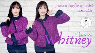 TUTORIAL Giacca a godet quotWhitneyquot 🤍lafatatuttofare🤍 [upl. by Luckin214]