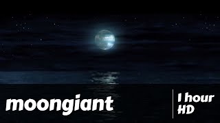 Moongiant  Deep Thinking Relaxing Instrumental Music Video  Full Moon HD  Ultra Wide [upl. by Teeter]