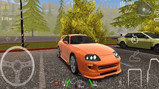 Supra Mk4 Super Car Driving Open World  Car Parking School Simulator  Car Wala Android Gameplay [upl. by Woolley]