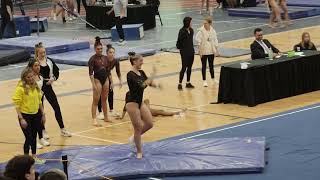 Maeve McIlroy 975 Floor USAG MA State Meet 324 [upl. by Urbanus]