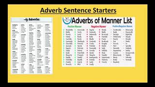 11 and KS2 WRITING TIPS Starting Sentences With Adverbs [upl. by Rana]