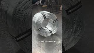 hot dipped galvanized wire packaging process galvanizedwire [upl. by Otha548]