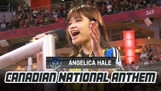 Canadian National Anthem Performed By Angelica Hale  Atlanta United  Angelica Hale [upl. by Meldoh]