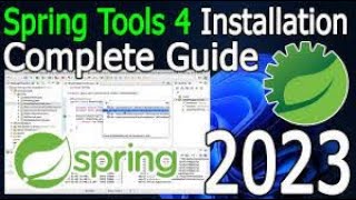 How to Install Spring Tool SuiteSTS in Windows 11 [upl. by Honoria]