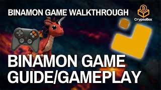 BINAMON GAMEPLAY amp HOW MUCH YOU CAN MAKE  Binamon Guide to Play their New Play to Earn Game [upl. by Sitnerp]