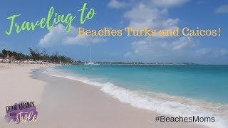 Traveling to get to Beaches Turks amp Caicos DITL Travel Vlog  beingmommywithstyle [upl. by Rambort]