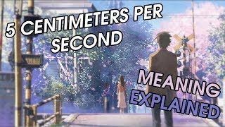 Makoto Shinkai  5 CENTIMETERS PER SECOND  On Bluray amp Digital [upl. by Aihtnamas997]