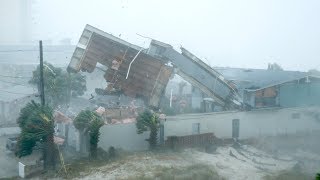 Category 5 Hurricane Michael  EXTENDED CUT 4K UHD Video [upl. by Clarance]