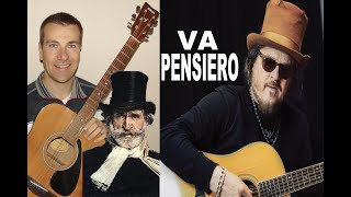 Va pensiero ZUCCHERO VERDI Cover chitarra acustica wwwsergioestefyit [upl. by Pallaton]