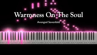 Warmness On The Soul  Avenged Sevenfold  Piano Tutorial by Andre Panggabean [upl. by Smoht208]