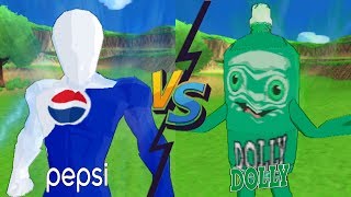 Pepsiman vs Dollynho Dragon Ball Budokai Tenkaichi 3 MOD [upl. by Hartill916]