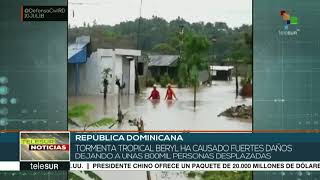 Inondations en République Dominicaine [upl. by Alyakam]