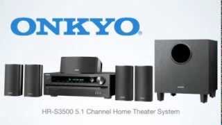 ONKYO HTS3500 51Channel Home Theater ReceiverSpeaker Package [upl. by Rhines926]