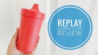 REPLAY NO SPILL SIPPY CUP REVIEW  SPILL TEST [upl. by Nowtna351]