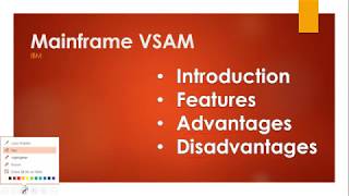 Mainframe VSAM Introduction Features Advantages Disadvantages IBM [upl. by Canfield498]