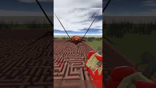 Giant Cockroach in Maze 😱Very Big shorts gmod garrysmod shortvideo shortsfeed [upl. by Fabiola498]