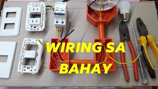 HOUSE WIRING TUTORIALBasic Electrical InstallationTagalog  Local Electrician [upl. by Octavie405]