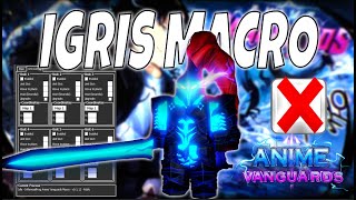 BEST Macro To AFK SECRET IGRIS  Anime Vanguards [upl. by Lyrem]