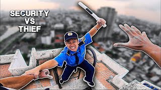 Vietnam Security Parkour vs Thief [upl. by Mairam]