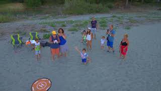 CHILDREN IN PARALIA SKOTINA PIERIAS GREECE ENJOY WATCHING MI DRONE FLIGHT [upl. by Brottman]