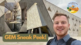 GEM Sneak Peek Cairos Grand Egyptian Museum Opening in 2023 for Special Events [upl. by Aelanej]