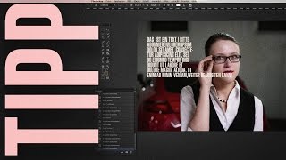 Photoshop  Zwei super Tipps zum Textwerkzeug [upl. by Sukram705]