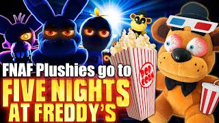 FNAF Plush  Going to see the FNAF Movie Ft Puggos Pizzeria [upl. by Joni]