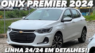 Chevrolet Onix Premier 2024  LINHA 2424 EM DETALHES 4K [upl. by Yolane]