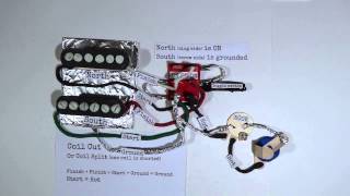 Wiring For a Humbucker Pickup [upl. by Mohun]