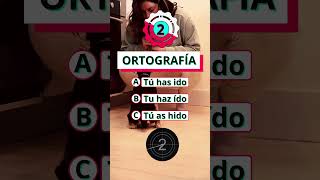 gramáticaespañol quiz culturageneral español clases preguntasculturales testdeortografía [upl. by Mercado]