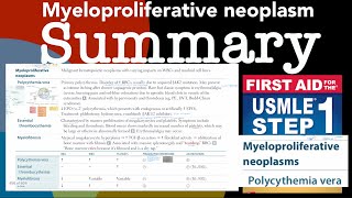 Myeloproliferative neoplasm Summary in HindiUrdu [upl. by Blaseio]