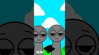 How black came in sprunki funnymemes animation flipaclip humor incredibox art polo black [upl. by Amalbena283]