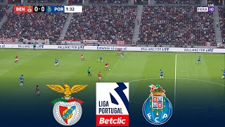 EM DIRETO 🔴 BENFICA vs PORTO  Liga Portugal Betclic 20242025  Full Match  FL 2025 Gameplay [upl. by Izawa]