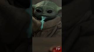 Baby Yoda Spinning too fast grogu mandalorianseason3 starwars [upl. by Hukill]