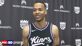 Kings forward Skal Labissiere  Sacramento Kings Media Day 2024 [upl. by Efron]