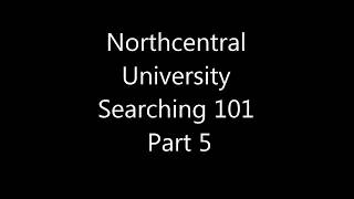 Searching 101 Part 5  Subject Searching amp Database Thesauri [upl. by Wheaton]