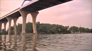 Crazy Man Jumps off Tower Drive Bridge Leo Frigo Bridge [upl. by Veats]