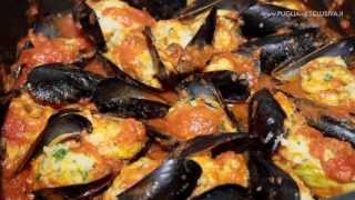 COZZE RIPIENE  Ricetta [upl. by Yatnod]