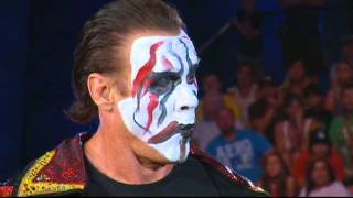 Eric Bischoff Calls Out Sting  TNA Wrestling [upl. by Wilder959]